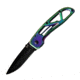 Stone River Gear Ceramic Folding Knife, Lock w/Pocket Clip, Rainbow/Black, 6.5 SRG5RTB