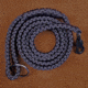 Stone River Gear Standard Paracord Dog Leash w/Sturdy Quick Release Collar Clip,Black SRG1DLB