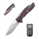 Stone River Gear Ultra Folding Liner Lock Knife w/Grip Handles and Sheath, Camo/Grey, 3.25 SRG4DPCP