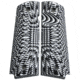 Stoner CNC Aggressive Starburst G10 Gun Grips fit 1911 Full Size, Arctic Camo, 1911 Full Size-Bobtail, STO-1911F-AS-BOB-ARC