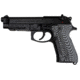 Stoner CNC Beretta 92 Slash and Burn G10 Gun Grips Fits 92FS/96 M9 Series Pistol, Grey Black, STO-BR-B92-SB-GRB
