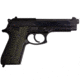 Stoner CNC Beretta 92 Slash and Burn G10 Gun Grips Fits 92FS/96 M9 Series Pistol, OD Green Black, STO-BR-B92-SB-ODG