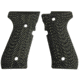 Stoner CNC Beretta 92 Slash and Burn G10 Gun Grips Fits 92FS/96 M9 Series Pistol, OD Green Black, STO-BR-B92-SB-ODG