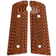 Stoner CNC Hudson H9 Golf Ball G10 Gun Grips Fit H9, Orange Black, STO-HU-GB-ORG