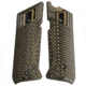 Stoner CNC Ruger Mark IV Target Hunter Standard or Competition G10 Gun Grips Slash and Burn Design Fits Ruger Mark IV Rimfire, Brown Black, STO-MKIV-SB-BNB
