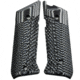 Stoner CNC Ruger Mark IV Target Hunter Standard or Competition G10 Gun Grips Slash and Burn Design Fits Ruger Mark IV Rimfire, Grey Black, STO-MKIV-SB-GRB