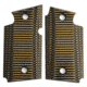 Stoner CNC SIG P238 Gun Grip G10 Super Spine Fits Sig Sauer .380 Auto Pistol, Brown/Black, Ambi, STO-P238-SS-AM-BNB