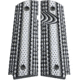 Stoner CNC Super Aggressive G10 Gun Grips fit 1911 Compact and Springfield EMP, Arctic Camo, 1911 Compact-Slim-Standard, STO-1911C-SA-STD-ARC-SLIM