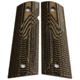 Stoner CNC Tactical Eclipse G10 Gun Grips fit 1911 Full Size, Brown Black, 1911 Full Size-Slim-Standard, STO-1911F-TE-STD-BNB-SLIM