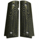 Stoner CNC Tactical Eclipse G10 Gun Grips fit 1911 Full Size, OD Green Black, 1911 Full Size-Slim-Round Butt, STO-1911F-TE-RND-ODG-SLIM