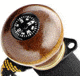 StoneyPoint E-108 Wood Knob w/ Compass for Staff