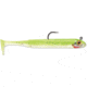 Storm 360GT Searchbait Minnow, 2.5", 3/32oz Jig, #2 Hook 1 Rigged/2 Bodies, Chartreuse Ice, SBM25CI-332J