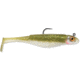 Storm 360GT Searchbait Shad, Sinking, 3-1/2", 1/4oz, #2/0 Hk, 1 Rigged Two Bodies, Herring, SBD35H-14J