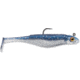 Storm 360GT Searchbait Shad, Sinking, 3-1/2", 1/4oz, #2/0 Hk, 1 Rigged Two Bodies, Tru Blue, SBD35TB-14J