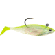 Storm WildEye Swim Shad Swimbaits, 3, 4in, Chartreuse Silver, WSS04SHCS