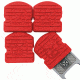 Stowaway Tools Knife Blade Cap, Red, Single Knife Cap, STW-303-KBR