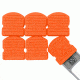 Stowaway Tools Tool Cap, Orange, Pack of 6, STW-302-ORG