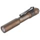 Streamlight MicroStream Ultra-Compact USB Rechargeable Personal Light, 250/50 Lumens w/ 5in USB Cord and Lanyard, Box, Coyote, 66609