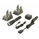 Streamlight Strion DS 375 Lumen Flashlight-IEC Type A 120V/100V,AC/12V DC-2 Holders, Black, 74412