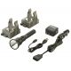 Streamlight Strion DS HPL 700 Lumen Flashlight-IEC Type A 120V/100V AC/12V DC -2 Holder, Black, 74812