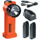 Streamlight Survivor Division 2 Flashlight, Orange - with 12V DC Car Charger, PiggyBack Fast Charge base, 2 batteries