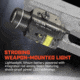 Streamlight TLR-2 S CR123A 300 Lumens LED Tactical Weapon Flashlight w/ Laser Sight, Strobe Function, Black, 69230