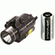Streamlight TLR-2 Tactical Weapon Flashlight w/ Laser Sight &amp; No Strobe w/ Streamlight Flashlight Replacement 3V CR123 Lithium Batteries - 2 Pack