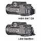 Streamlight TLR-7 X sub USB 500 Lumens LED Weapon Light, CR123A, Black, Springfield Armory Hellcat/Heckler &amp; Koch CC9, 69408