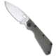 Strider Knives SMF-CC Folding Knife, 3.90in, CPM S30V, Spear Point Blade, G-10, Green Handle, Green/Gray, 9.00 inch, BHQ-8656