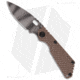 Strider Knives SnG Folding Knife, 3.50in, CPM S30V, Spear Point Blade, G-10, Brown Handle, Tiger Stripe, Brown/Black, 8.20 inch, BHQ-10720
