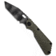 Strider Knives SnG Folding Knife, 3.50in, CPM S30V, Tanto Blade, G-10, OD Green Handle, 3/4 Tiger Stripe, GG Gunner Grip, OD Green/Black, 8.20 inch, BHQ-22629