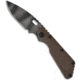 Strider Knives SMF-CC Folding Knife, 3.90in, CPM 154, Spear Point Blade, G-10, Brown Handle, Brown/Black, 9.00 inch, BHQ-10455