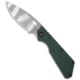Strider Knives SMF Folding Knife, 3.875in, CPM S30V, Spear Point Blade, G-10, Green Handle, Green/Black, 9.00 inch, BHQ-36672