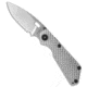 Strider Knives SnG Folding Knife, 3.50in, CPM S30V, Spear Point Blade, G-10, Gray Handle, Standard, Gray/Gray, 8.20 inch, BHQ-33684