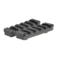 Strike Industries 2pcs Polymer 5 Slot Keymod Short Rail Section, Black SI-KMPRS-5