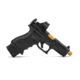 Strike Industries 4.46in Threaded Barrel for Glock 19, 1-10 Twist Rate, 1/2x28 TPI, TiN, SI-G-THDBARREL-19-TIN