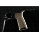 Strike Industries AR Overmolded Enhanced Pistol Grip, 15 Degree, FDE, One Size, SI-AR-OMPG-15-FDE