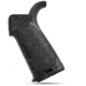 Strike Industries AR Overmolded Enhanced Pistol Grip, 25 Degree, Black, One Size, SI-AR-OMPG-25