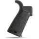 Strike Industries AR Overmolded Enhanced Pistol Grip, 25 Degree, Black, One Size, SI-AR-OMPG-25