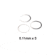 Strike Industries AR Shim Set, .223/ 5.56mm, 1/2x28 TPI, Stainless, SI-AR-SHIM-223