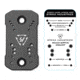 Strike Industries Beretta 1301 TAC and A300 Ultima Patrol Red Dot Sight Mount, Black, One Size, SI-SG-OM-1301TAC-BK