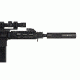 Strike Industries Mid Length Barrel Extension, Black, 16in SI-COBRADB16M