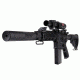 Strike Industries Mid Length Barrel Extension, Black, 16in SI-COBRADB16M