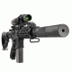 Strike Industries Mid Length Barrel Extension, Black, 16in SI-COBRADB16M