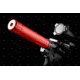Strike Industries Carbine Length Pistol Receiver Extension/Buffer Tube, Red, One Size, SI-AR-CARPRE-SLICK-RED