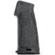Strike Industries Flat Top AR15 Rubber Over-Mold Pistol Grip without Beavertail in 15 Degree, Black, SI-AR-NBPG-15