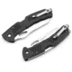 Strike Industries K1 Knife, 89.10mm, AUS-8 Stainless Steel, SI Polymer Extreme Handle, Black, SI-K1-BK