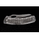 Strike Industries K1 Knife, 89.10mm, AUS-8 Stainless Steel, SI Polymer Extreme Handle, Smoke, SI-K1-TP