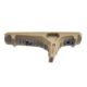 Strike Industries LINK Curved Tactical Polymer Foregrip, FDE, One Size, SI-LINK-ANCHOR-FDE