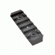 Strike Industries Link Rail Section 6 Slots Fits Most Keymod and M-LOK Version Mounting Surfaces, Black SI-LINK-RS-6-BK